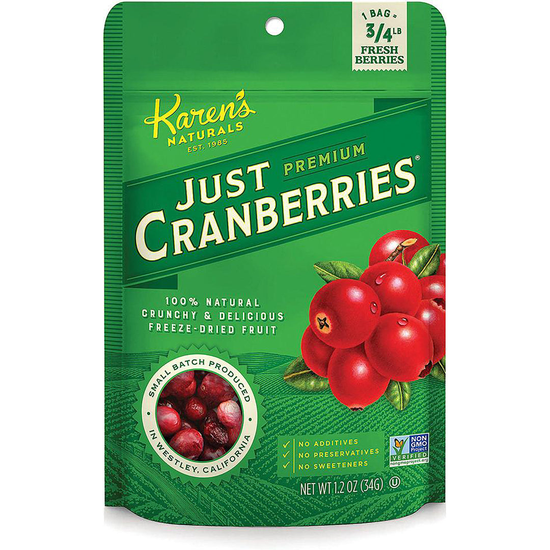 Karen's Naturals Premium Just Cranberries - 1.2oz