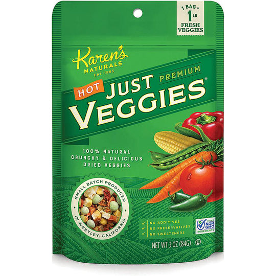 Karen's Naturals Premium Hot Just Veggies - 3oz