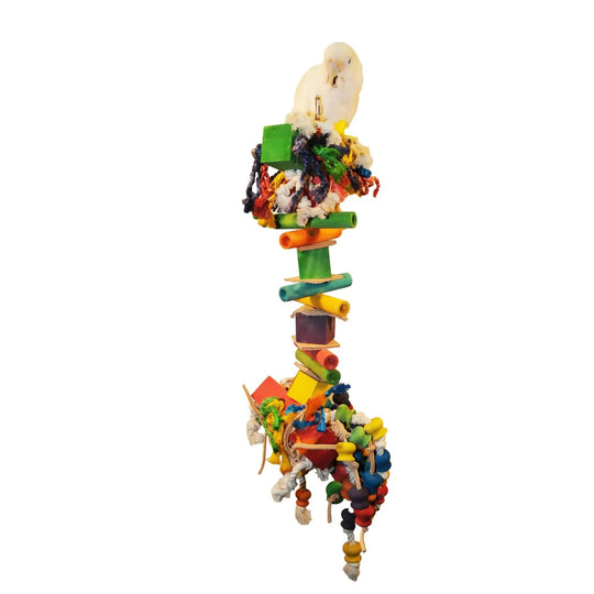 A&E Cage Company Happy Beaks Large Hairy Monster - Chew Bird Toy #HB121
