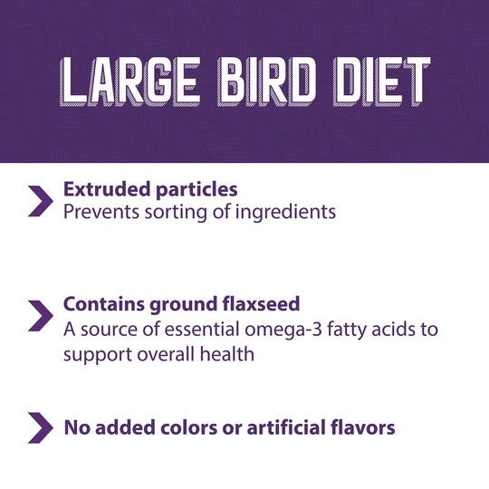 Mazuri Large Bird Diet - 3lb