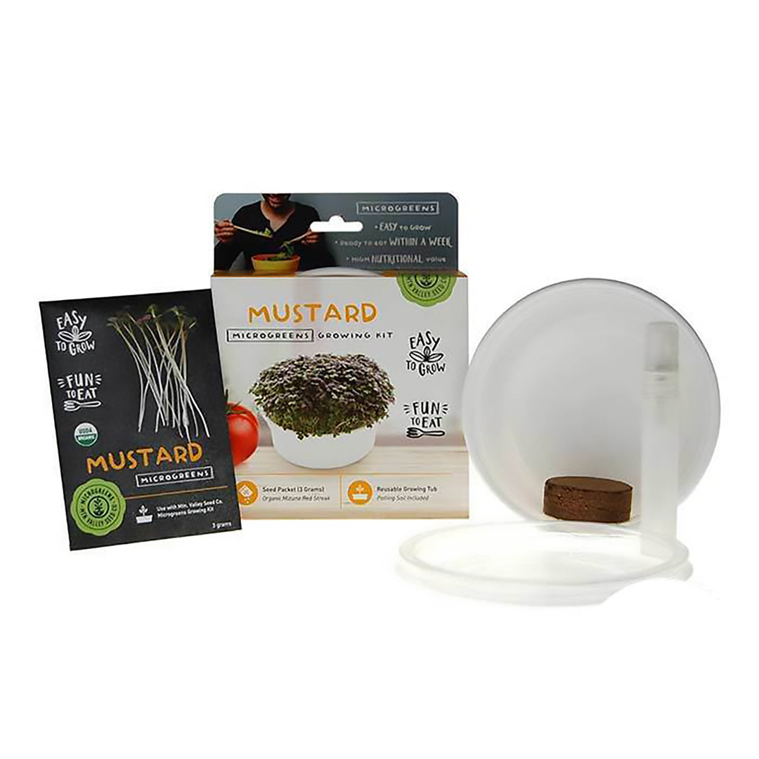 Handy Pantry Mini Microgreens Growing Kit Mustard Organic