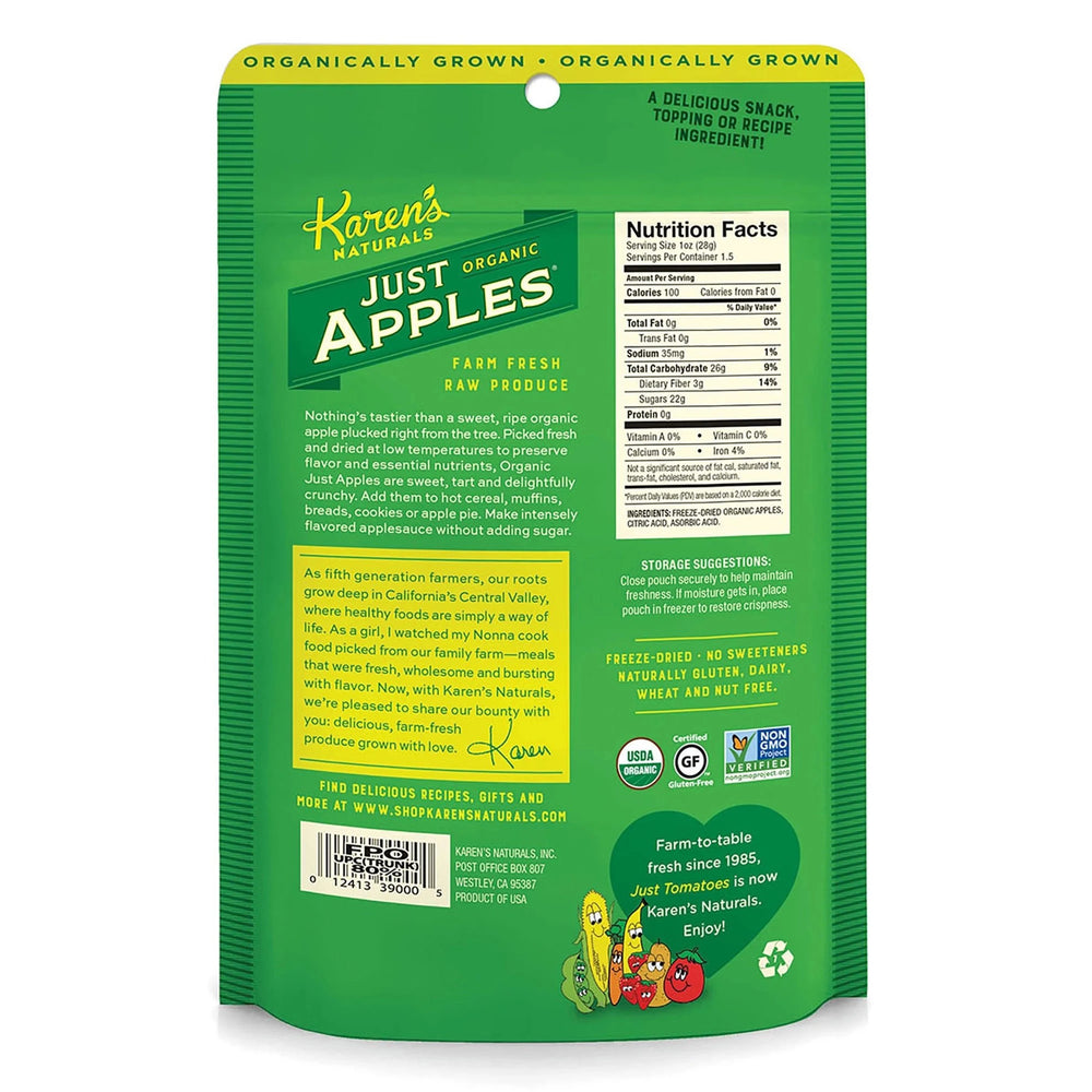 Karen's Naturals Organic Just Apples - 1.5oz
