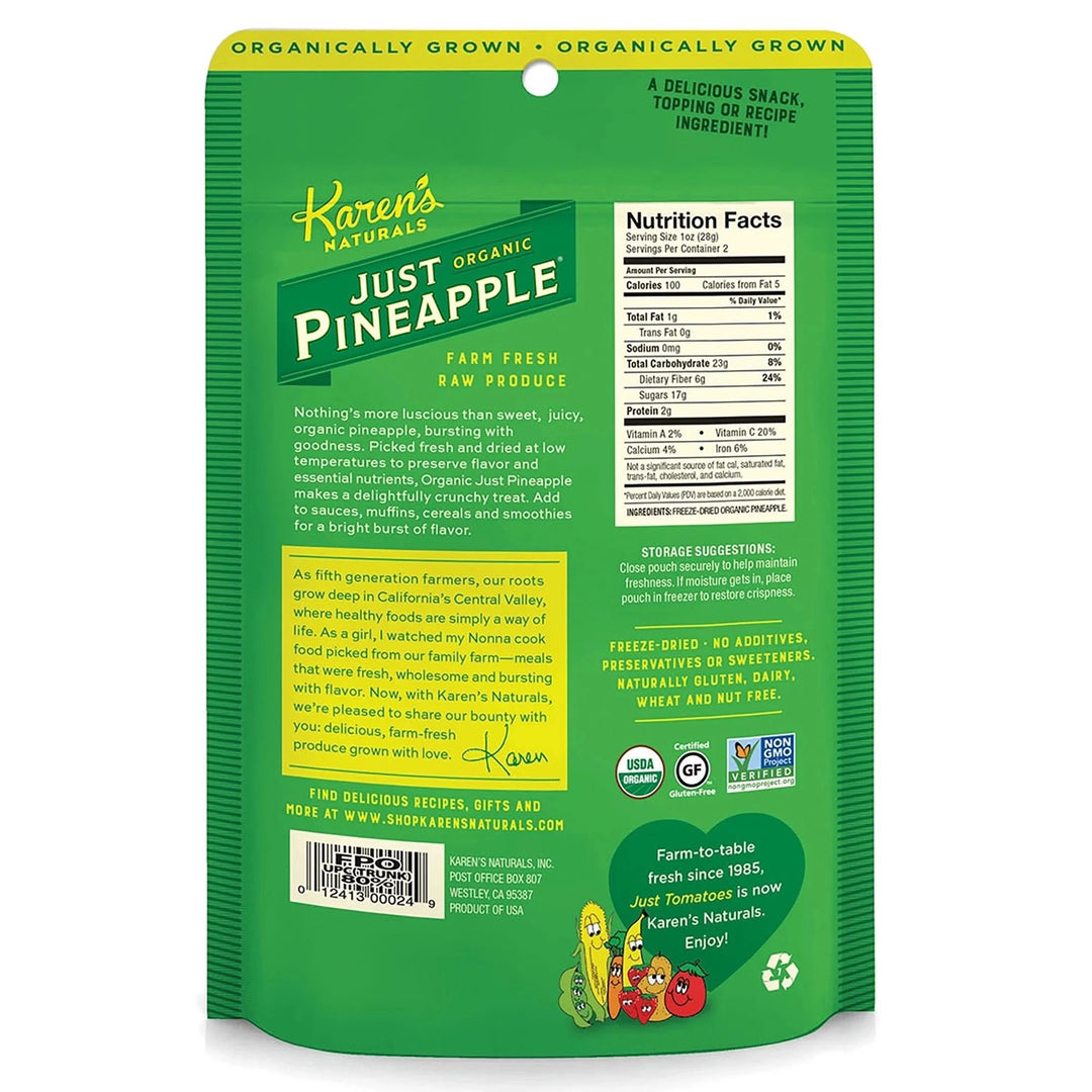 Karen's Naturals Organic Just Pineapple - 2oz