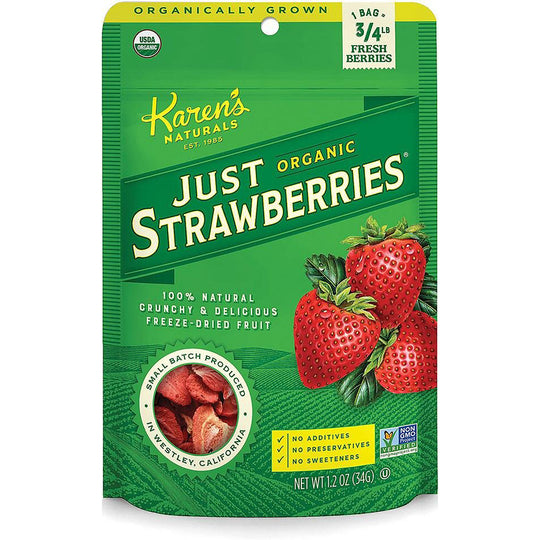 Karen's Naturals Organic Just Strawberries - 1.5 oz