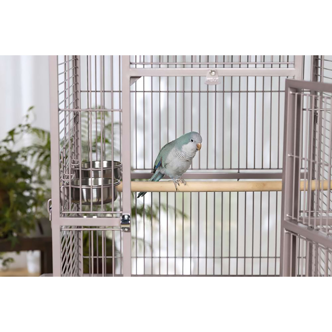 Prevue Pet Products Playtop Bird Home Blush - 24” x 22” - Parrot Enclosure #3152BLUSH