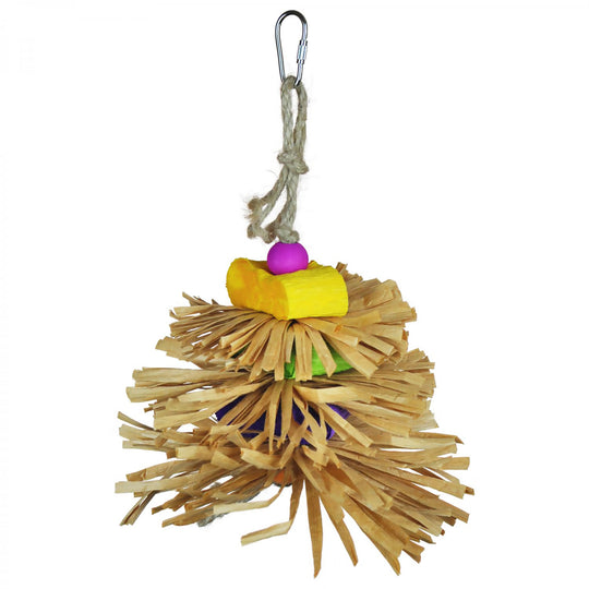 Prevue Pet Products Playfuls Raffia Fluff - Chew Bird Toy #11088