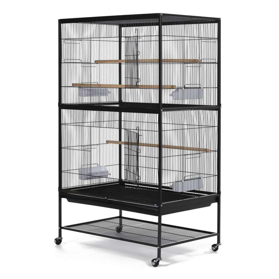 Prevue Pet Products Flight Bird Cage Black - 31” x 21 1/2” - Small Bird Enclosure #F040