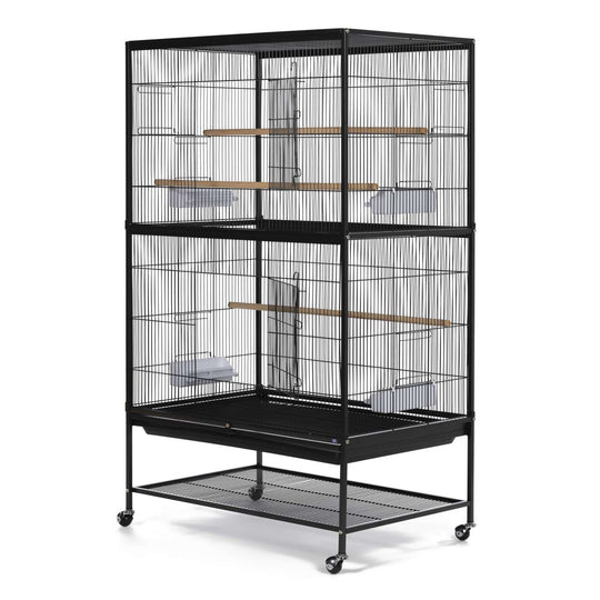 Prevue Pet Products Flight Bird Cage Black - 31” x 21 1/2” - Small Bird Enclosure #F040