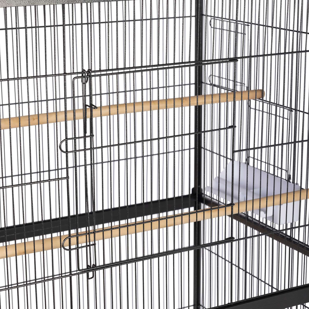 Prevue Pet Products Flight Bird Cage Black - 31” x 21 1/2” - Small Bird Enclosure #F040