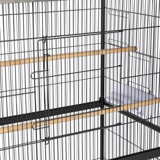 Prevue Pet Products Flight Bird Cage Black - 31” x 21 1/2” - Small Bird Enclosure #F040