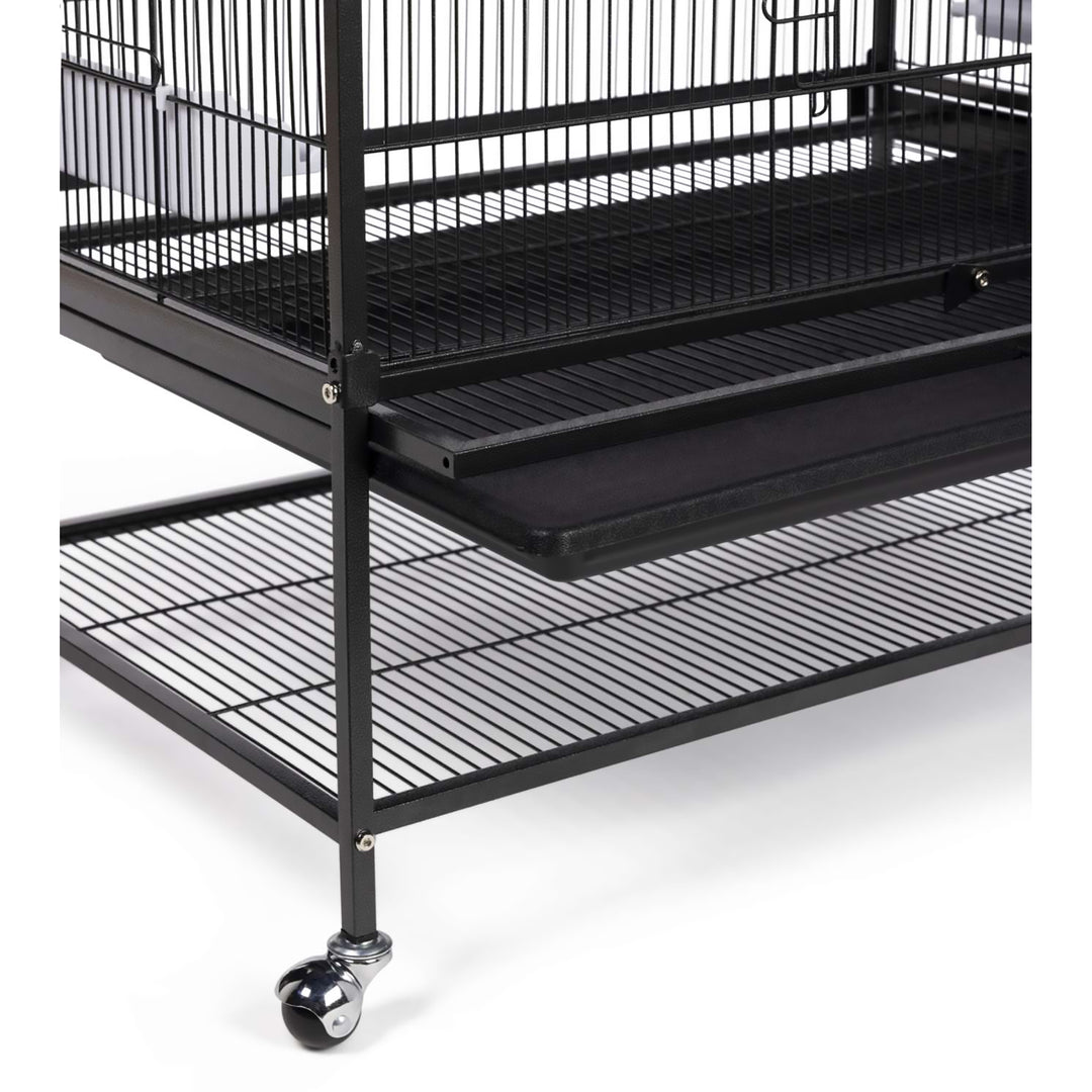 Prevue Pet Products Flight Bird Cage Black - 31” x 21 1/2” - Small Bird Enclosure #F040
