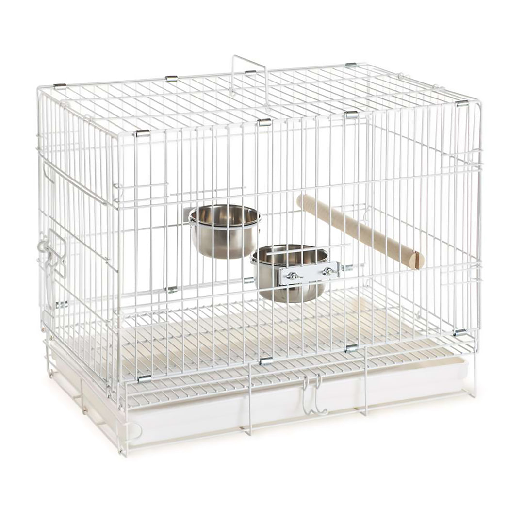 Prevue Pet Products Travel Cage White - Medium Bird Carrier #1305