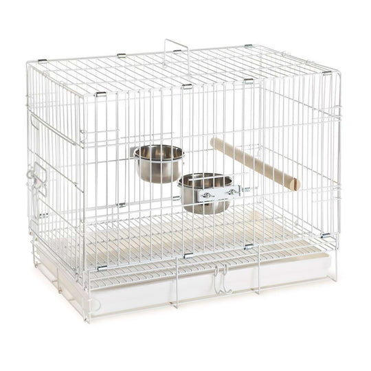 Prevue Pet Products Travel Cage White - Medium Bird Carrier #1305