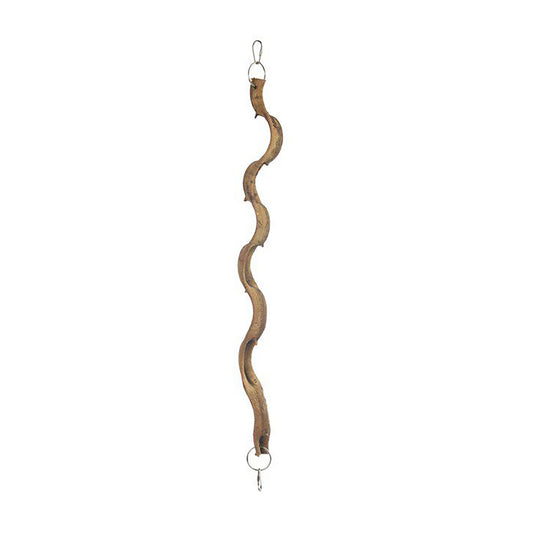 Prevue Pet Products 24" Wacky Wood Vertical Hanging Perch - Curved Natural Bird Perch #62396