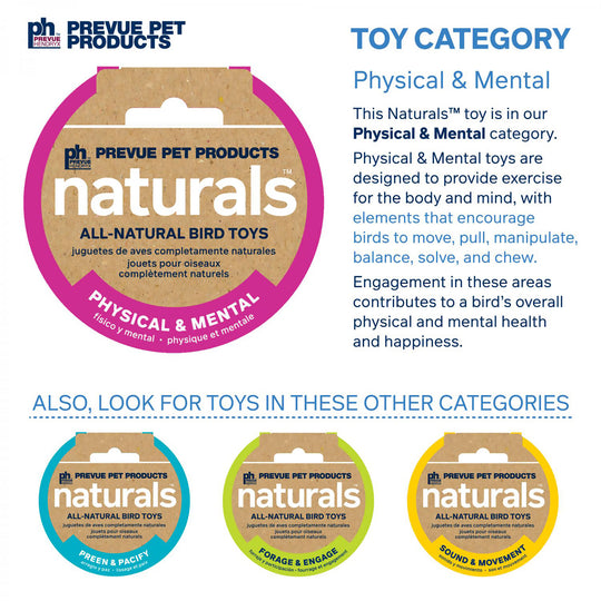 Prevue Pet Products Naturals Gorilla - Chew Extra-Large Bird Toy #62804