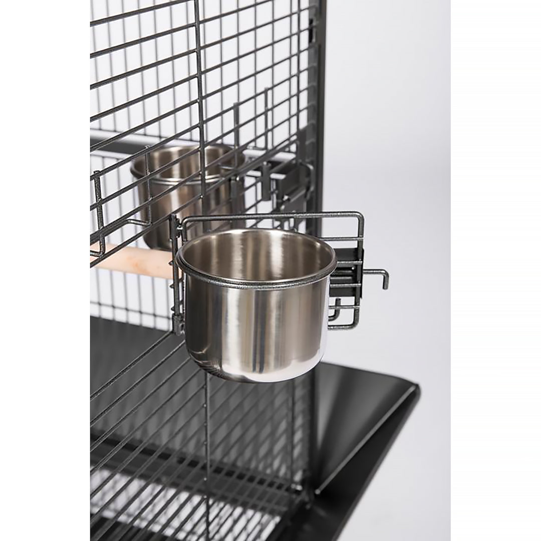 Prevue Pet Products Medium Dome Top Cage Black - 24” x 22” - Small Bird Enclosure #34521