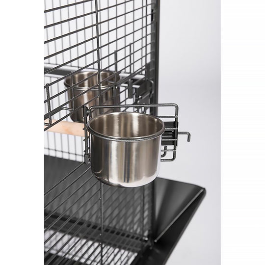 Prevue Pet Products Medium Dome Top Cage Black - 24” x 22” - Small Bird Enclosure #34521