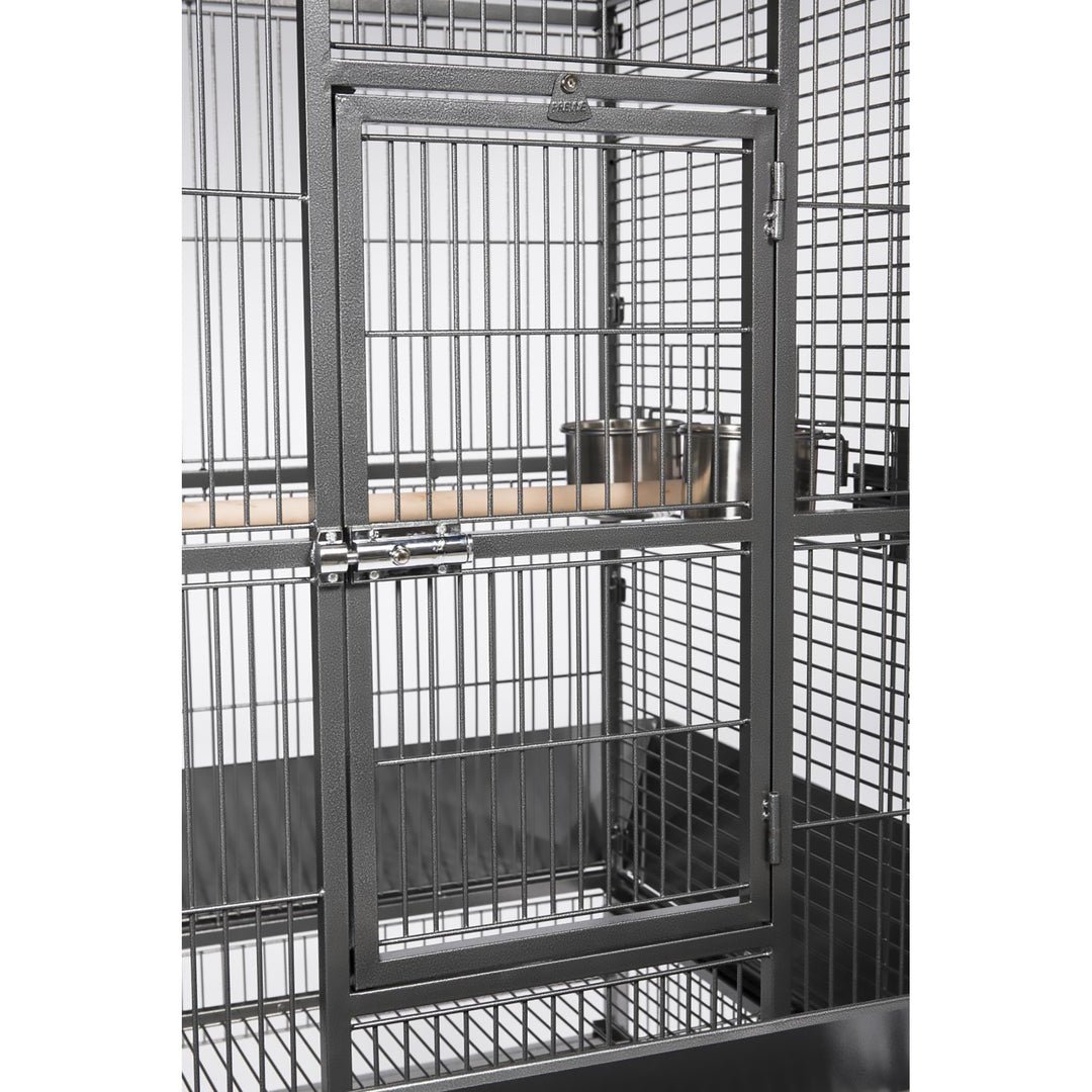 Prevue Pet Products Medium Dome Top Cage Black - 24” x 22” - Small Bird Enclosure #34521