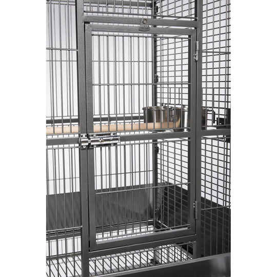 Prevue Pet Products Medium Dome Top Cage Black - 24” x 22” - Small Bird Enclosure #34521