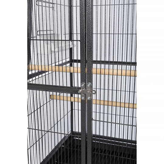 Prevue Pet Products Flight Cage with Stand Black - 31” x 20 1/2” - Small Bird Enclosure #F046