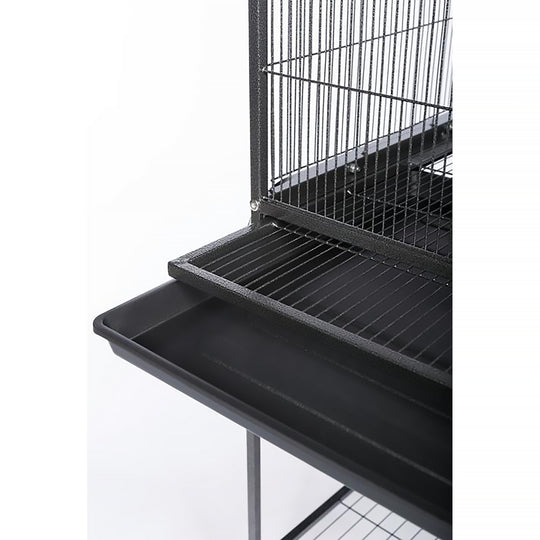 Prevue Pet Products Flight Cage with Stand Black - 31” x 20 1/2” - Small Bird Enclosure #F046