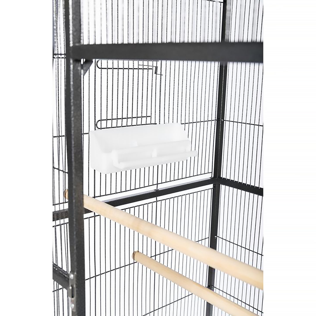 Prevue Pet Products Flight Cage with Stand Black - 31” x 20 1/2” - Small Bird Enclosure #F046