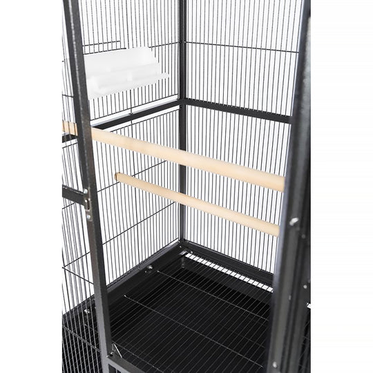 Prevue Pet Products Flight Cage with Stand Black - 31” x 20 1/2” - Small Bird Enclosure #F046