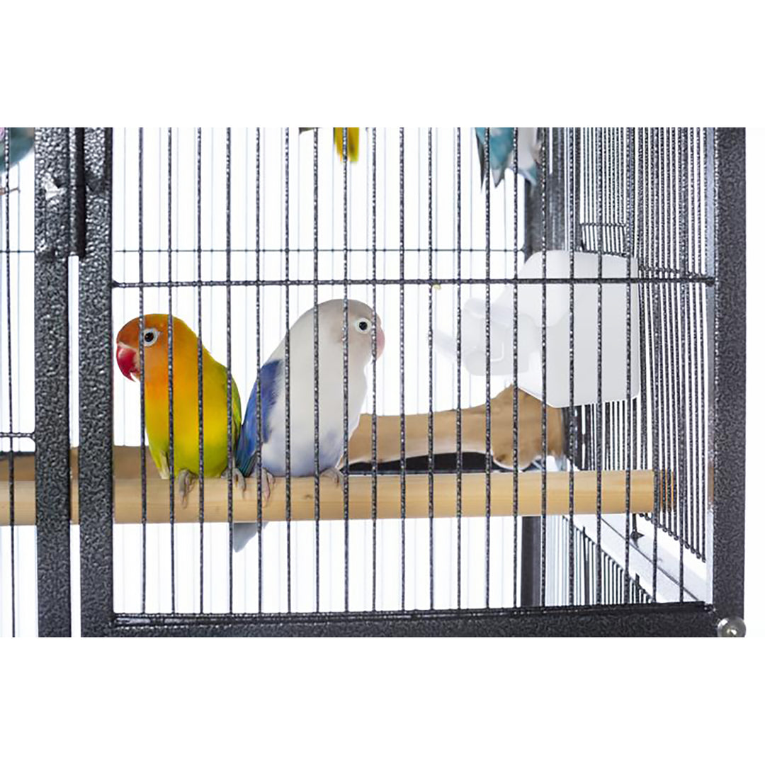 Prevue Pet Products Flight Cage with Stand Black - 31” x 20 1/2” - Small Bird Enclosure #F046