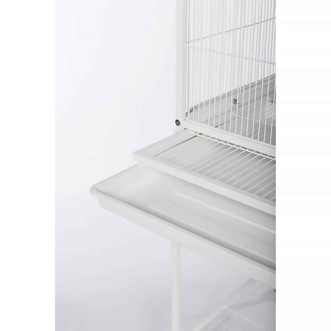 Prevue Pet Products Flight Cage with Stand White - 31” x 20 1/2” - Small Bird Enclosure #F047