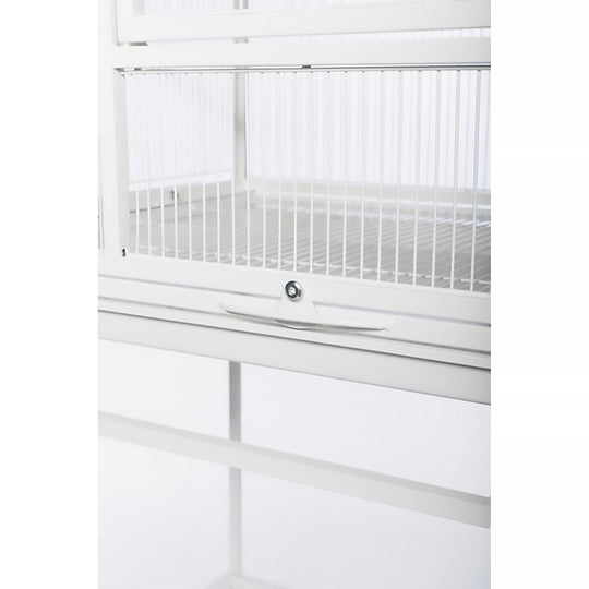 Prevue Pet Products Flight Cage with Stand White - 31” x 20 1/2” - Small Bird Enclosure #F047