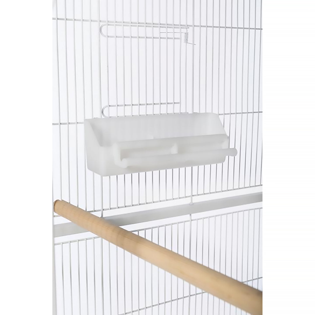 Prevue Pet Products Flight Cage with Stand White - 31” x 20 1/2” - Small Bird Enclosure #F047