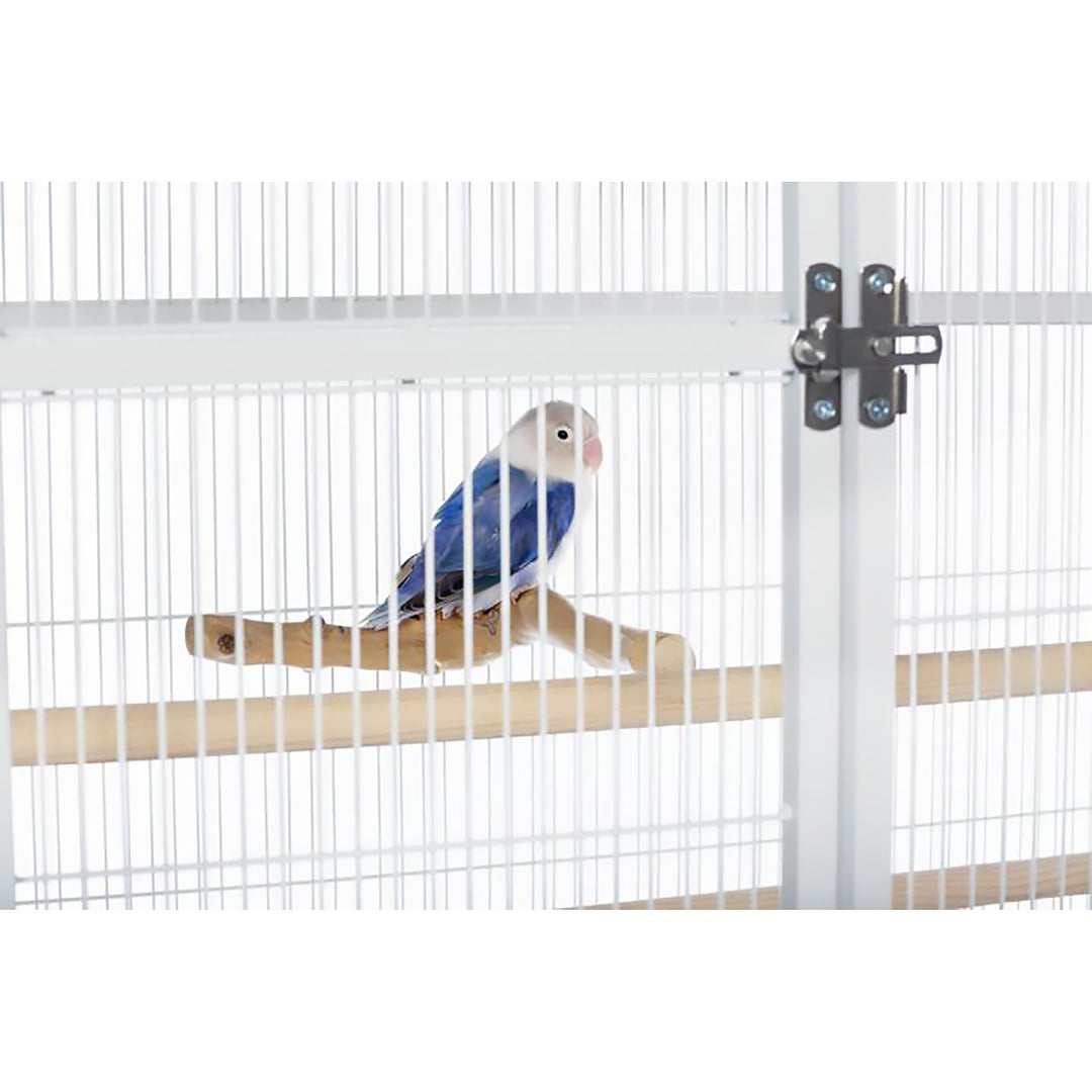 Prevue Pet Products Flight Cage with Stand White - 31” x 20 1/2” - Small Bird Enclosure #F047