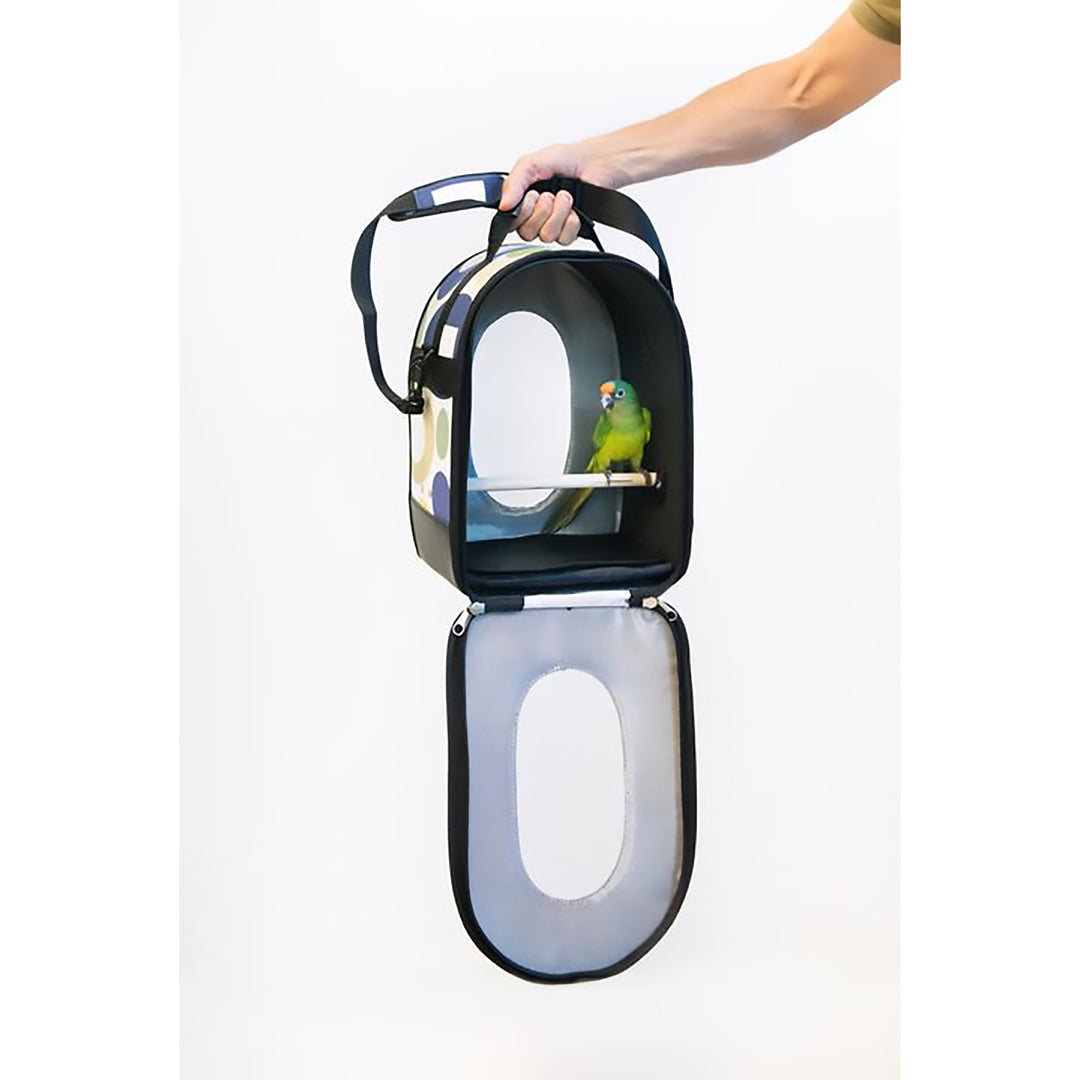 Prevue Pet Products Softcase Bird Travel Carrier Small - Soft-Sided Parrot Carrier #1308