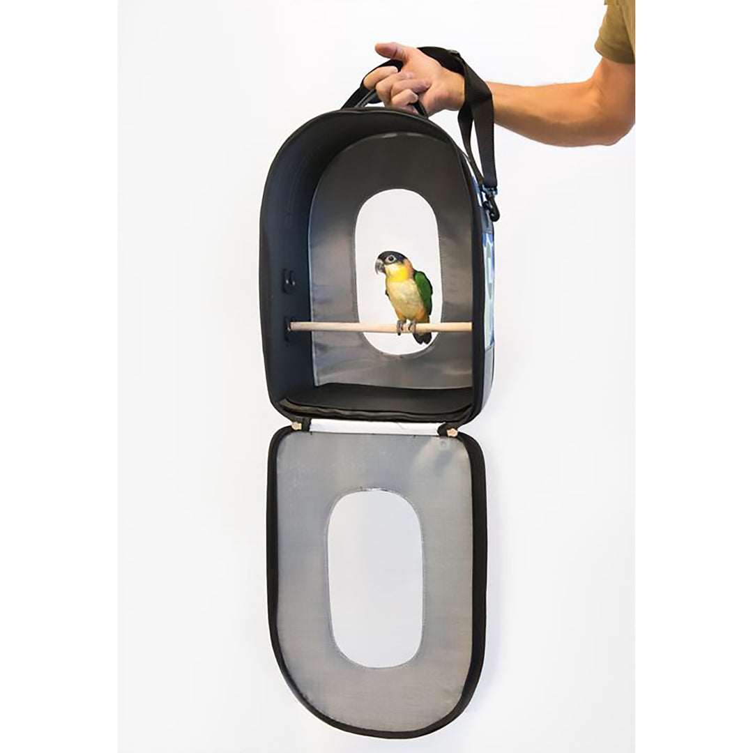 Prevue Pet Products Softcase Bird Travel Carrier Medium - Soft-Sided Parrot Carrier #1309
