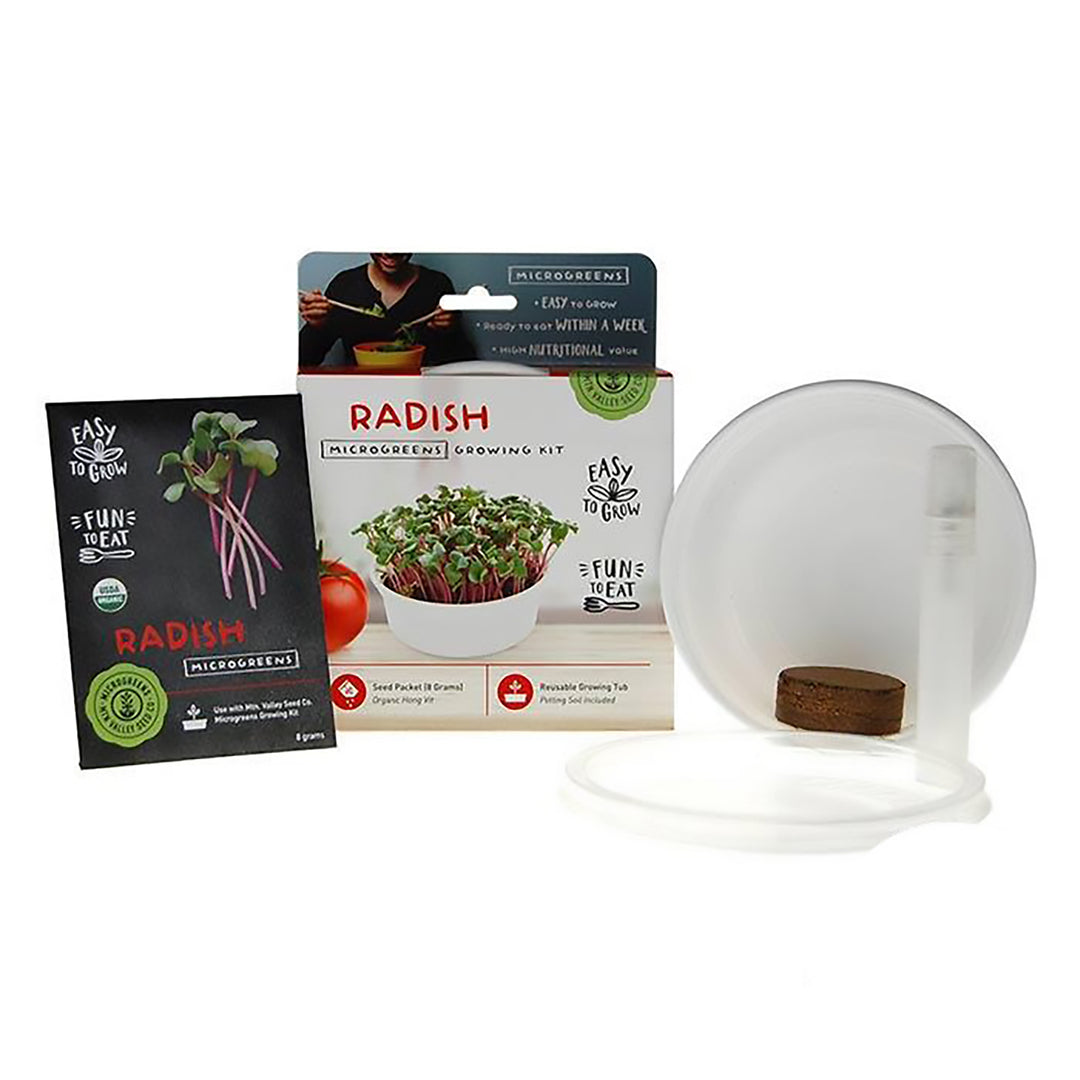 Handy Pantry Mini Microgreens Growing Kit Radish Organic