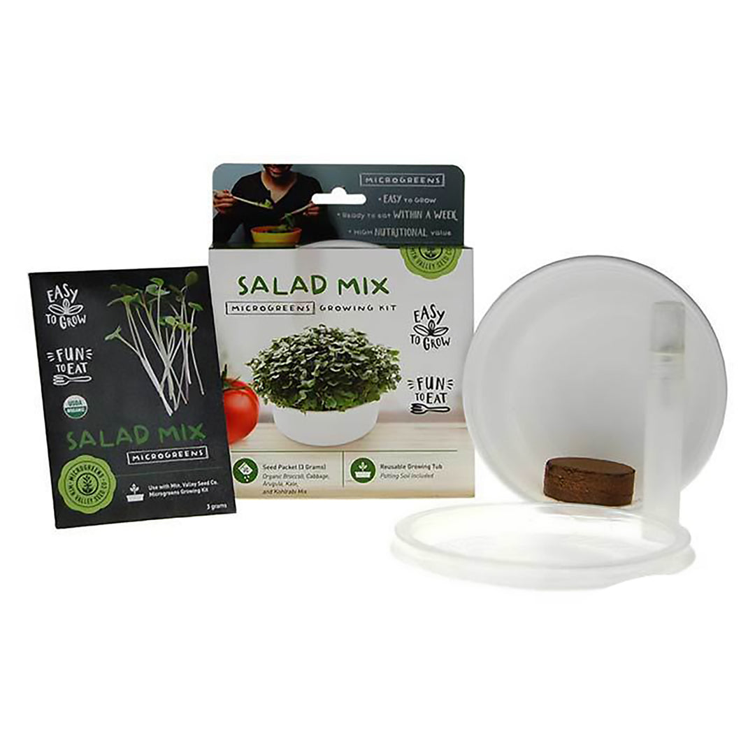 Handy Pantry Mini Microgreens Growing Kit Salad Mix Organic