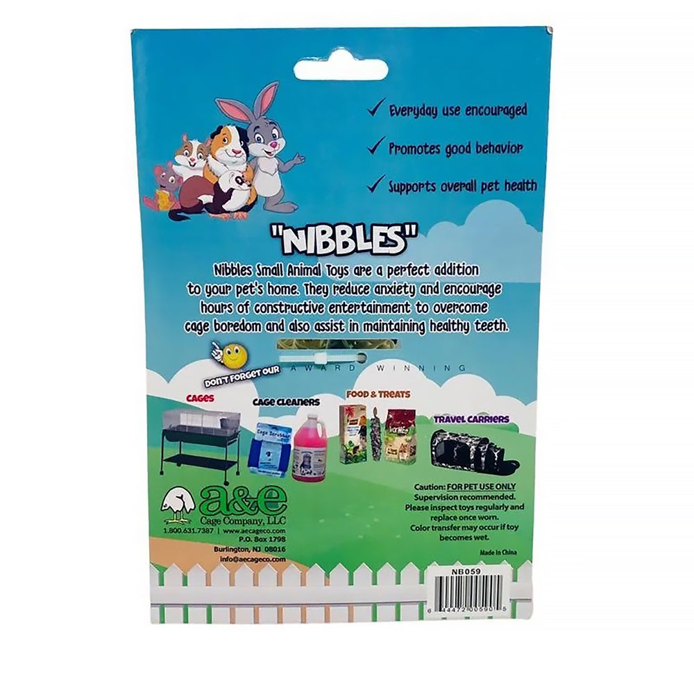 A&E Cage Company Nibbles Star Flower - Chew Bird Toy #NB059
