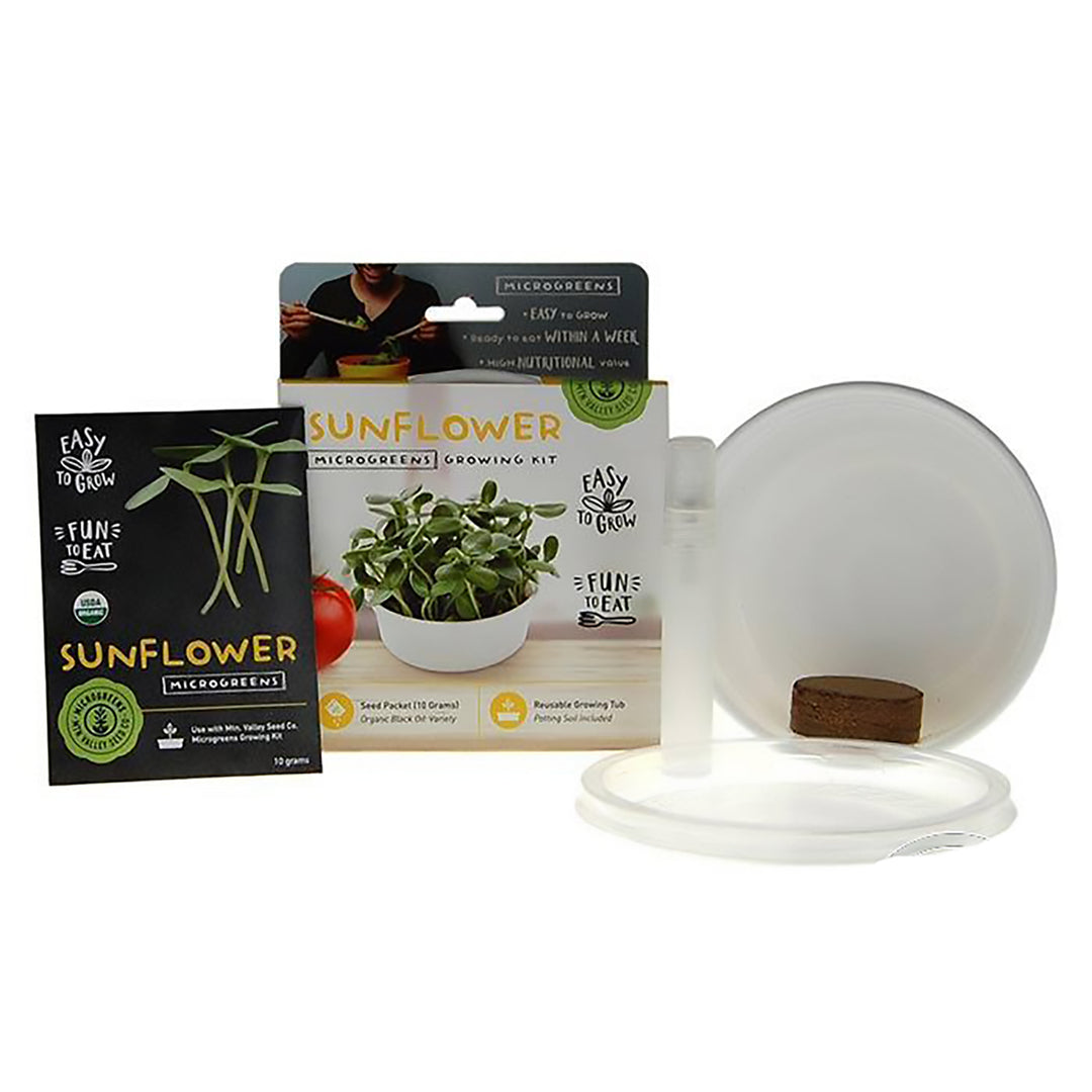 Handy Pantry Mini Microgreens Growing Kit Sunflower Organic